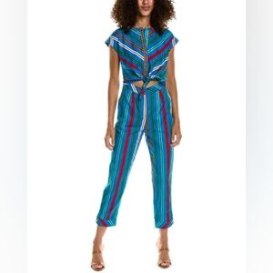 Diane Von Furstenberg Manning Linen-blend Jumpsuit